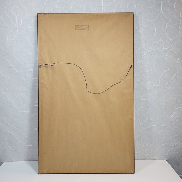 VINTAGE Finished Embroidery Religious Childrens Praying Kneeled Down Framed - Picture 4 of 16